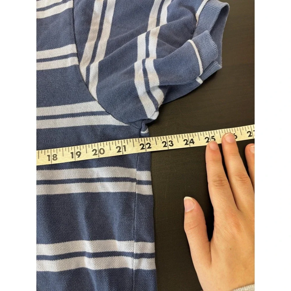Polo Ralph Lauren Shirt Mens Large Striped Classic Short Sleeve Casual‎ Preppy
